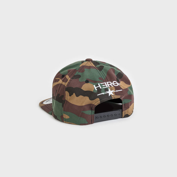 HERO ATHLETIC DEPT. HERALDRY 110 SNAPBACK - CAMO